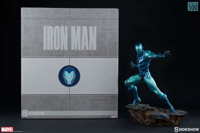 Avengers Assemble Stealth Suit Iron Man Statue Box