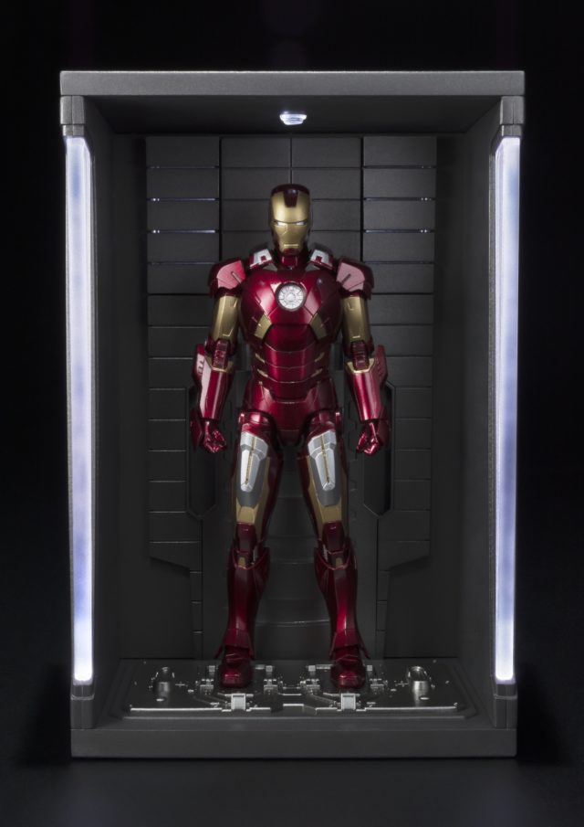 Bandai Iron Man Mark VII Figure with Hall of Armor