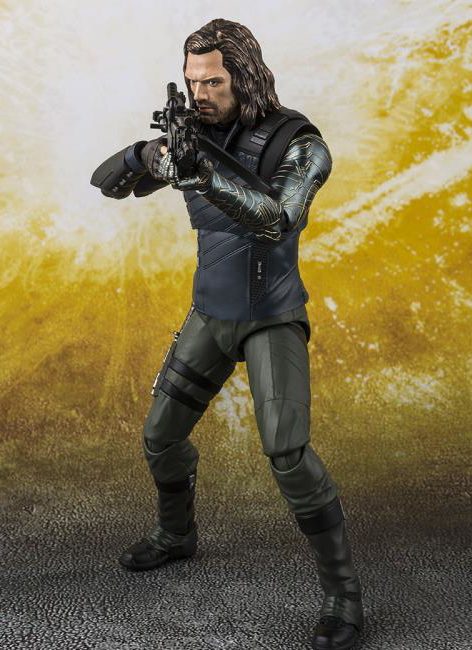 Bandai SH Figuarts Infinity War Bucky Figure Holding Gun