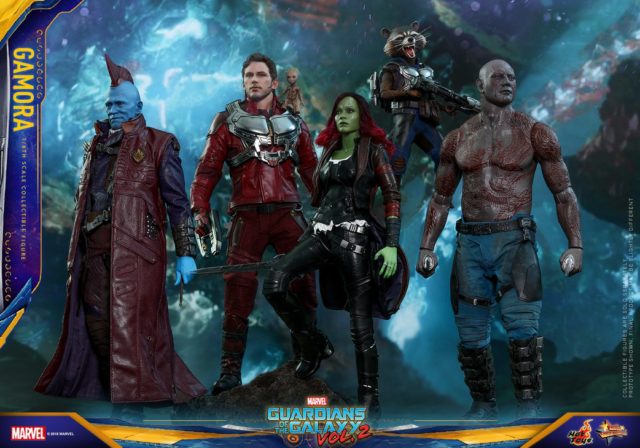 Hot Toys Guardians of the Galaxy Vol 2 Figures Full Team