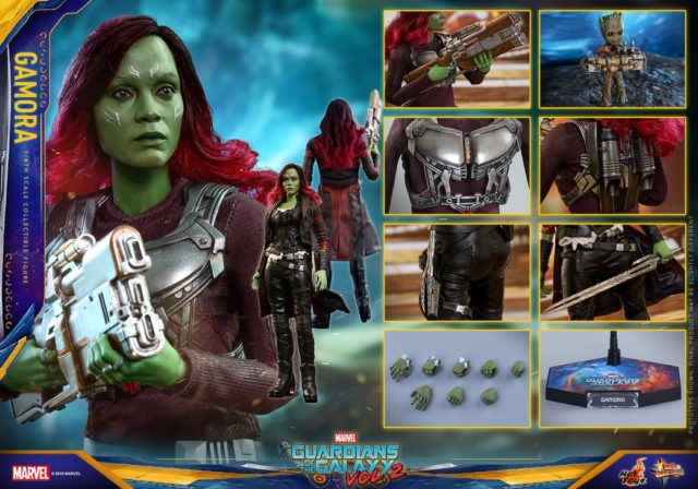 Hot Toys Infinity War Gamora Figure and Accessories