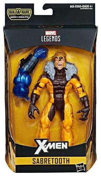 Marvel Legends 2018 Sabertooth Figure Packaged