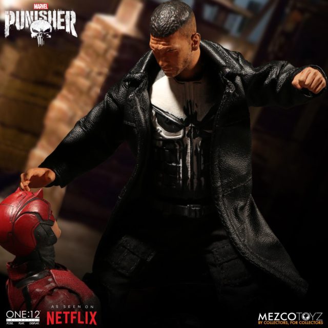 ONE 12 Collective Netflix Punisher Punching Out Daredevil