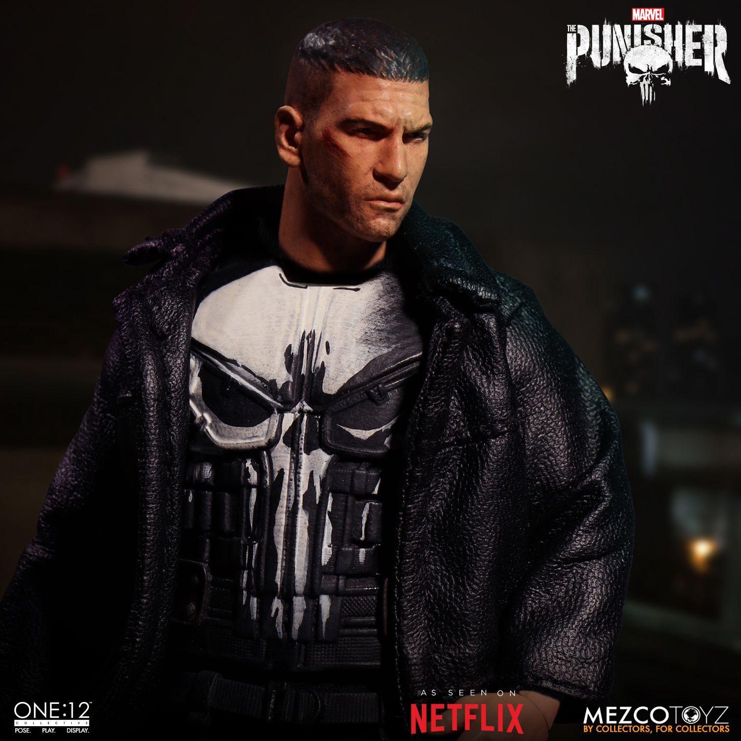 The same As Mezco One:12 Collective The Punisher BJD Action Figure Statue Model 