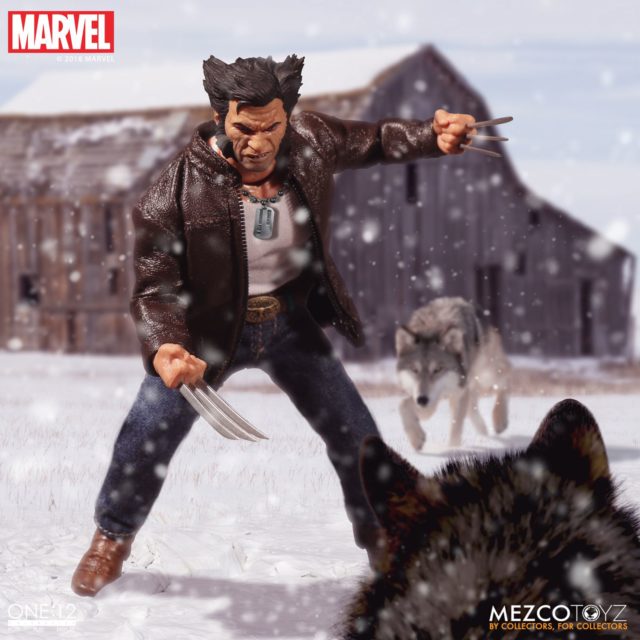 Wolverine ONE 12 Collective Logan Figure Fighting Wolves