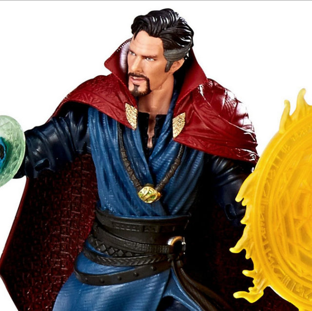 Close-Up of Marvel Legends Doctor Strange Figure New Head 3-Pack