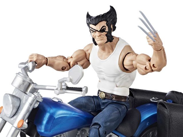 Close-Up of Marvel Legends Patch Wolverine Figure