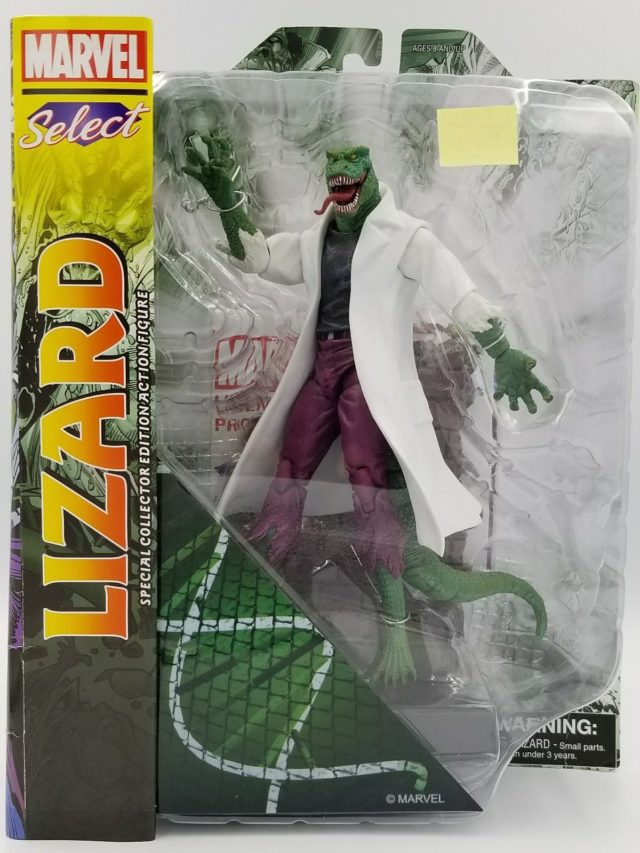 Diamond Select Toys Marvel Select Lizard Figure Packaged