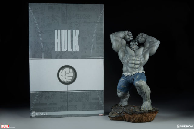 Grey Hulk Sideshow Exclusive Avengers Assemble Statue with Box