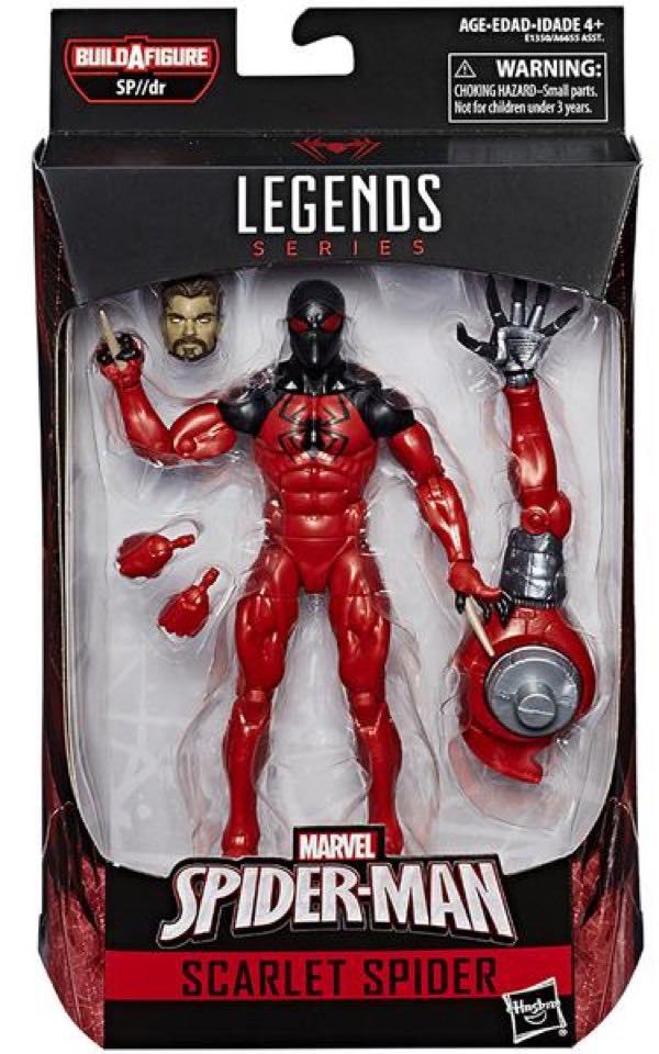 Marvel Legends 2018 Scarlet Spider Figure Packaged