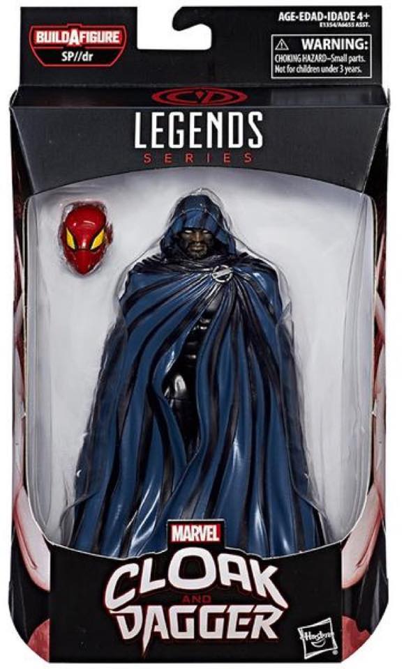 Marvel Legends Cloak Figure SPDR Series Packaged
