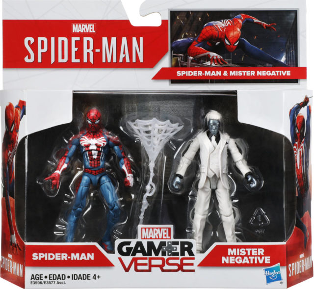 Marvel Legends Gamerverse Spider-Man vs. Mister Negative 2-Pack Packaged