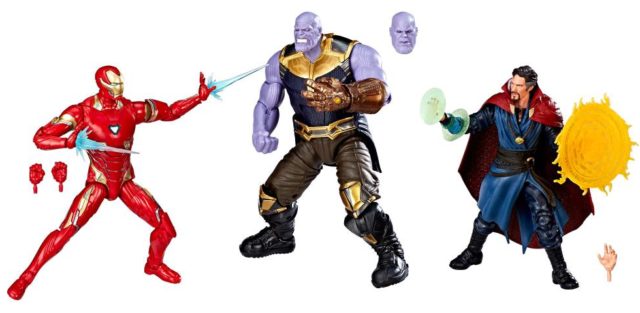 Marvel Legends Infinity War Thanos Iron Man Doctor Strange 3-Pack