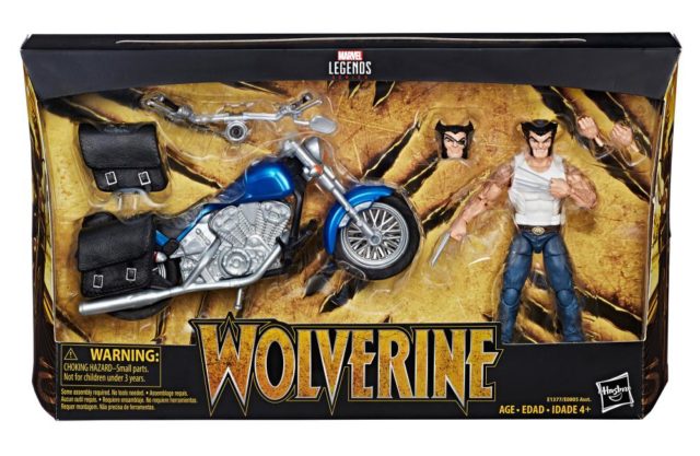 Marvel Legends Wolverine Motorcycle Set Packaged Box