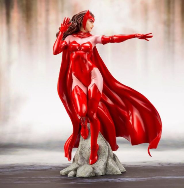 Side View Kotobukiya Avengers ARTFX+ Scarlet Witch Statue