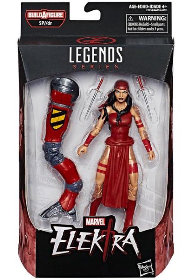 Spider-Man Legends Elektra Figure Packaged