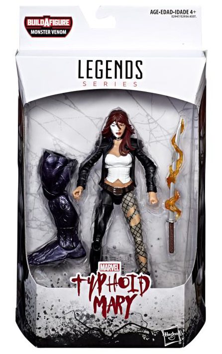 Typhoid Mary Marvel Legends Figure Packaged