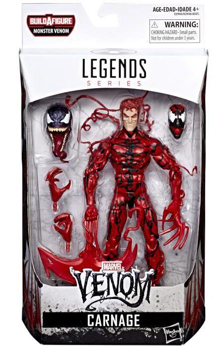 Venom Legends Carnage Figure Packaged