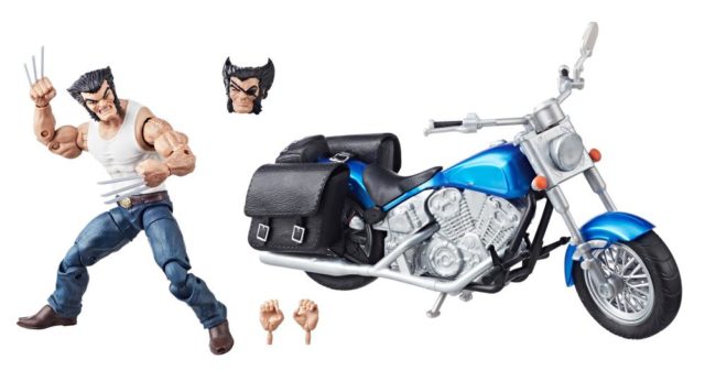 X-Men Marvel Legends Wolverine 6 Inch Figure and Motorcycle Set
