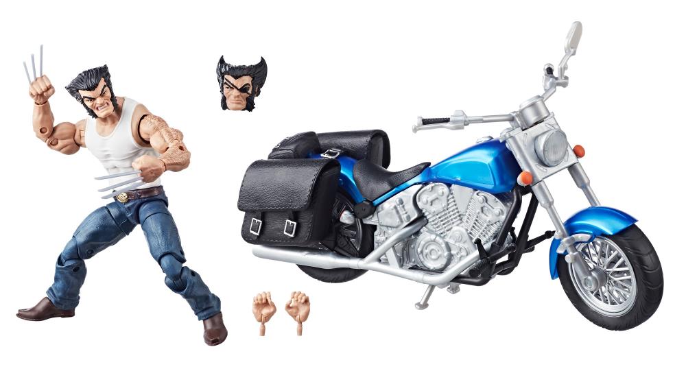Marvel Legends Infinite 6 Inch Figure Riders Series Wolverine with Motorcycle 