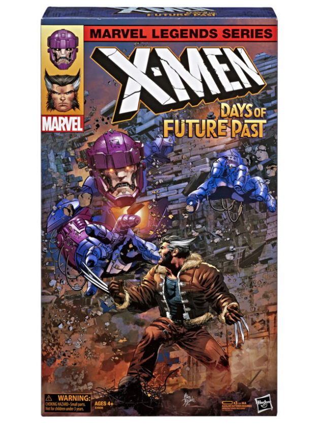 Box Front Marvel Legends X-Men Wolverine and Sentinel Exclusive Set