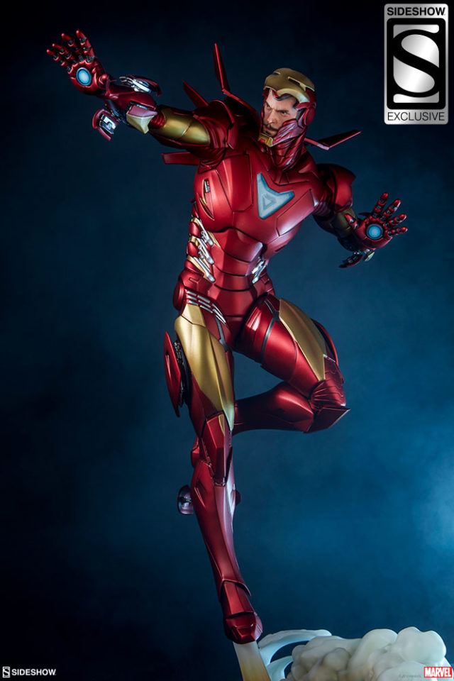 EXCLUSIVE Iron Man Extremis Tony Stark Head Sideshow Collectibles