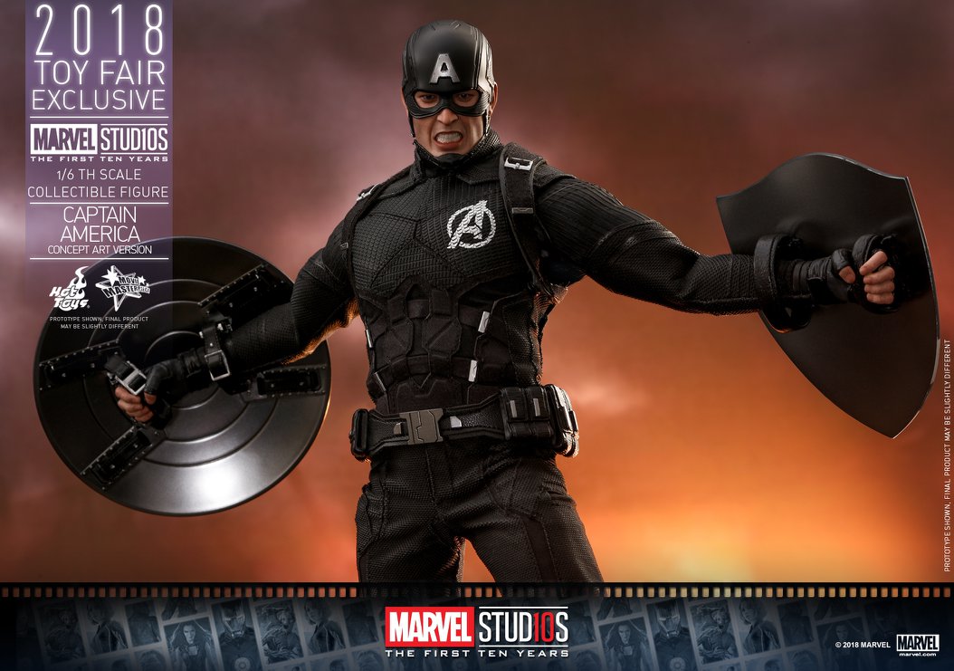 black captain america figure