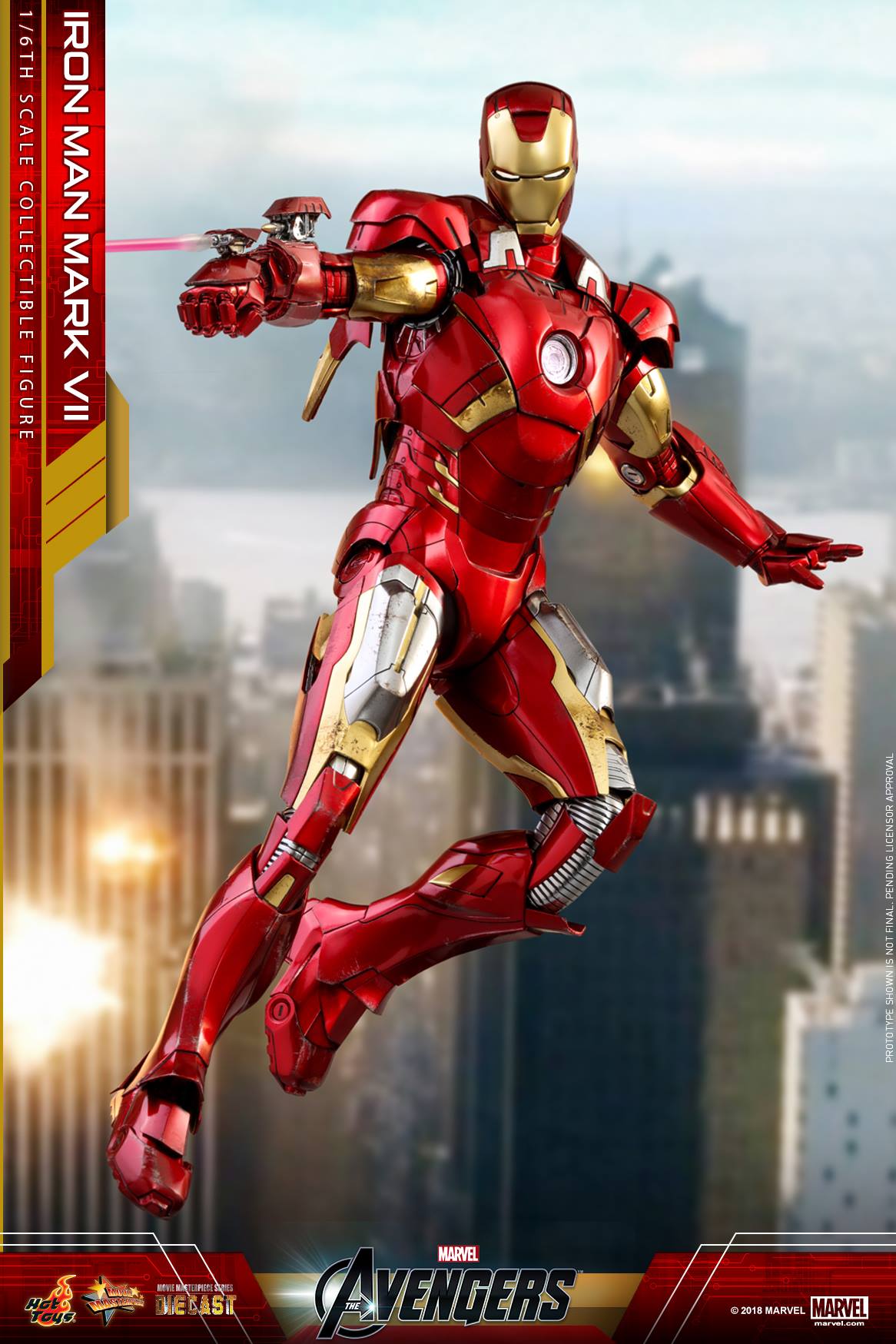 Hot Toys Iron Man Mark VII Die-Cast 1/6 
