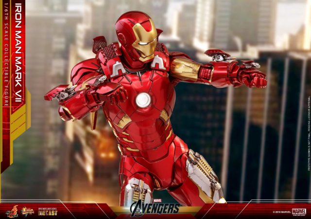 Hot Toys MMS 500 Iron Man Mark 7 Die-Cast Figure