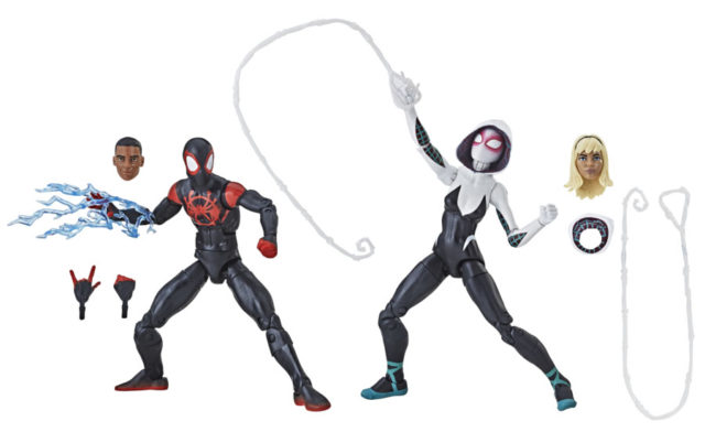 Marvel Legends Into the Spider-Verse Spider-Gwen and Miles Morales Figures