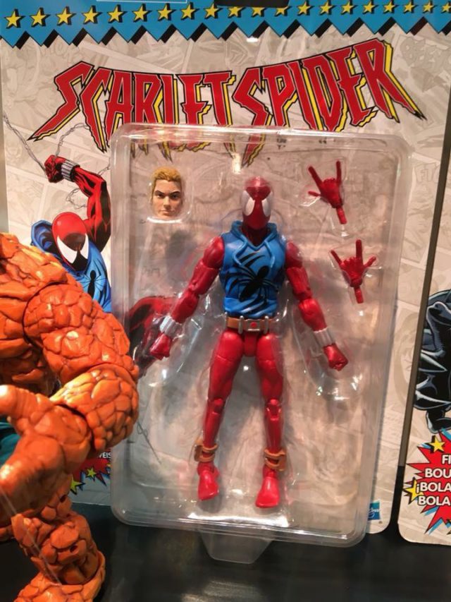 Marvel Legends Vintage Scarlet Spider Figure SDCC 2018