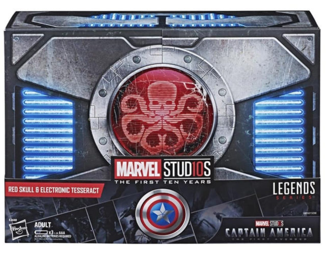 Red Skull and Electronic Tesseract Marvel Legends SDCC Exclusive