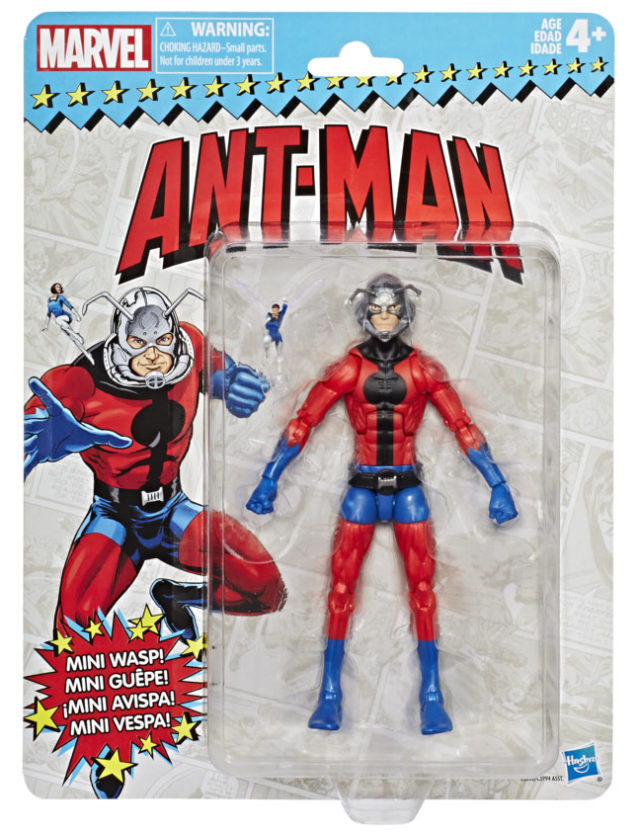 SDCC 2018 Marvel Legends Vintage Ant-Man Figure Package