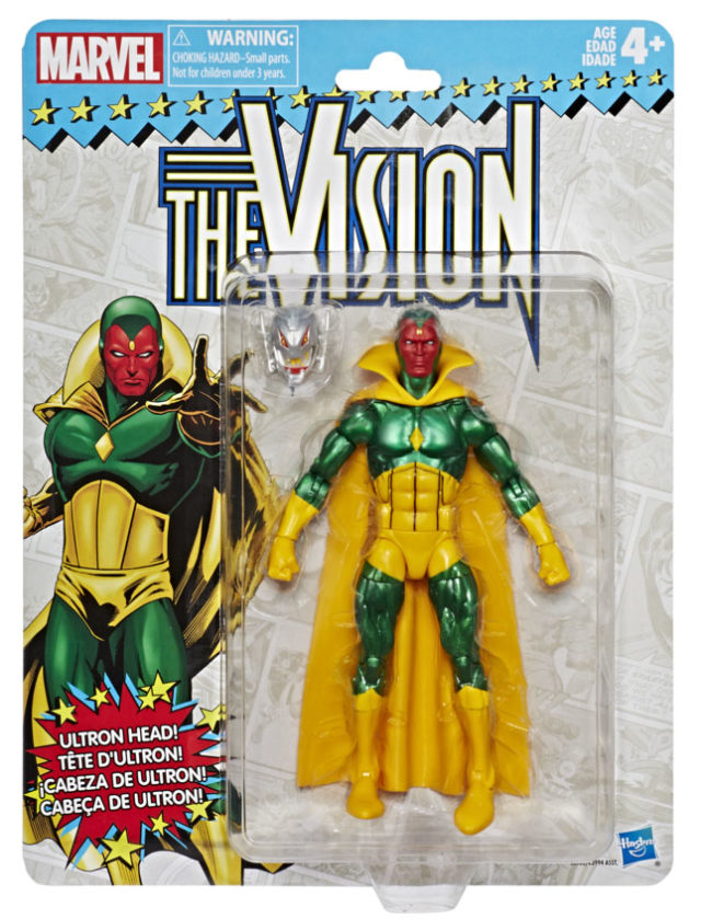Vintage Marvel Legends Vision Figure Packaged