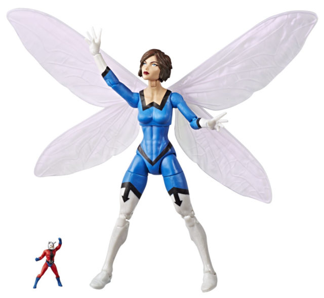 Vintage Wasp Marvel Legends Blue Variant Figure Hasbro