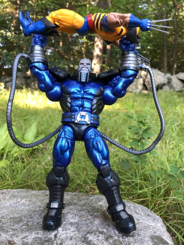 X-Men Legends Apocalypse Figure Throwing Wolverine