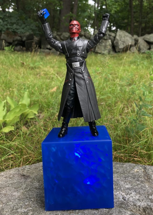 2018 San Diego Comic Con Marvel Legends Red Skull Figure on Tesseract