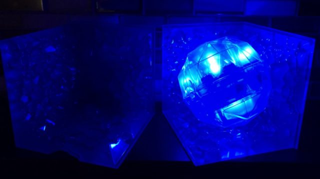 Interior of Marvel Legends Tesseract Electronic Exclusive Toy