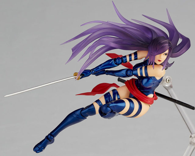 Amazing Yamaguchi Psylocke Revoltech Six Inch Figure with Katana Sword