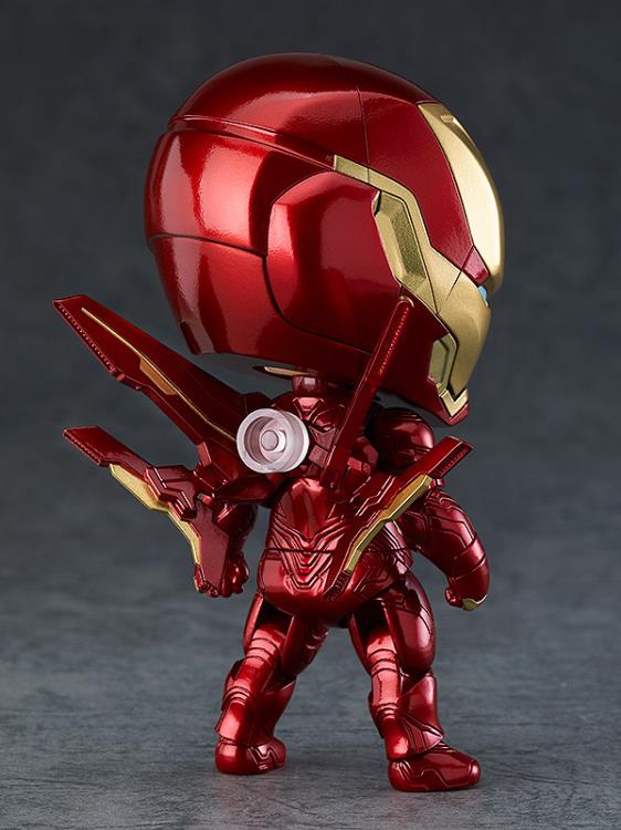 Back of Infinity Edition Nendoroid Iron Man Mark L Figure