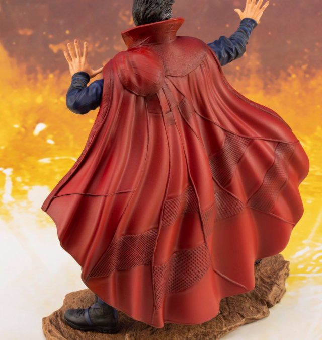 Back of Koto Doctor Strange ARTFX+ Statue Cloak of Levitation