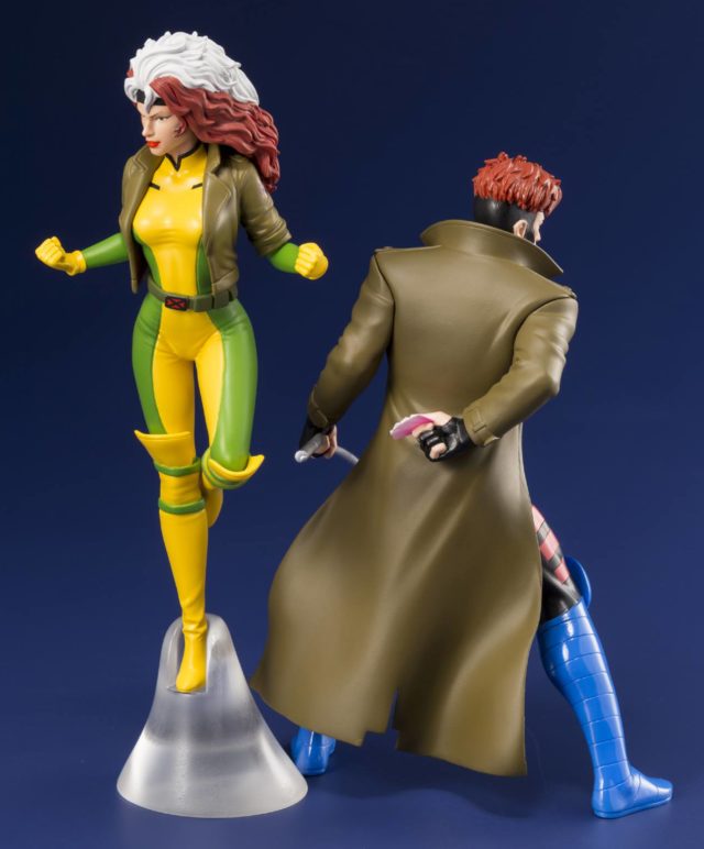Back of Koto X-Men 92 Rogue and Gambit ARTFX Figures