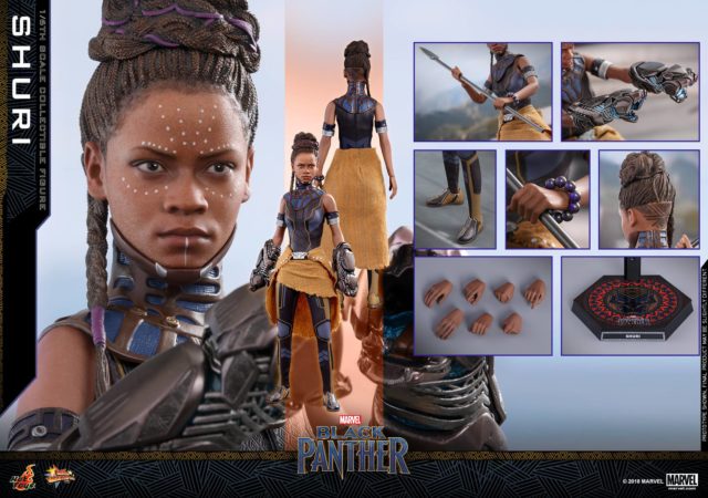 Black Panther Shuri Hot Toys Figure and Accessories