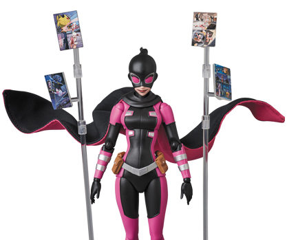 Evil Gwenpool MAFEX Action Figure with Comic Book Accessories