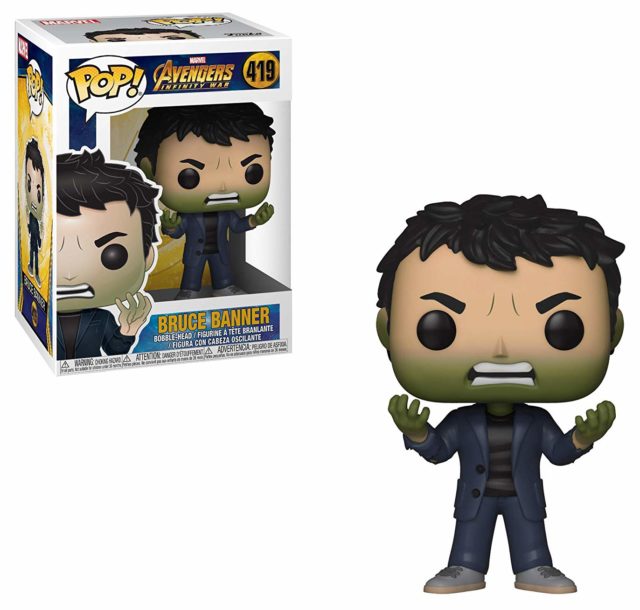 Funko POP Vinyls Bruce Banner with Hulk Head Infinity War