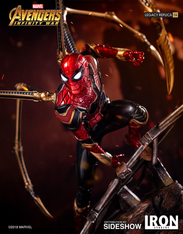 Iron Studios 1 4 Iron Spider Spider-Man Statue