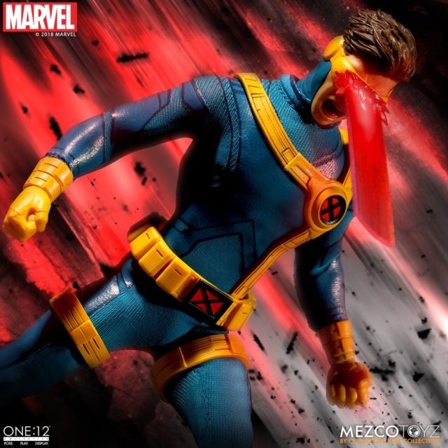 Mezco Cyclops Figure Using Optic Blast Effects Piece