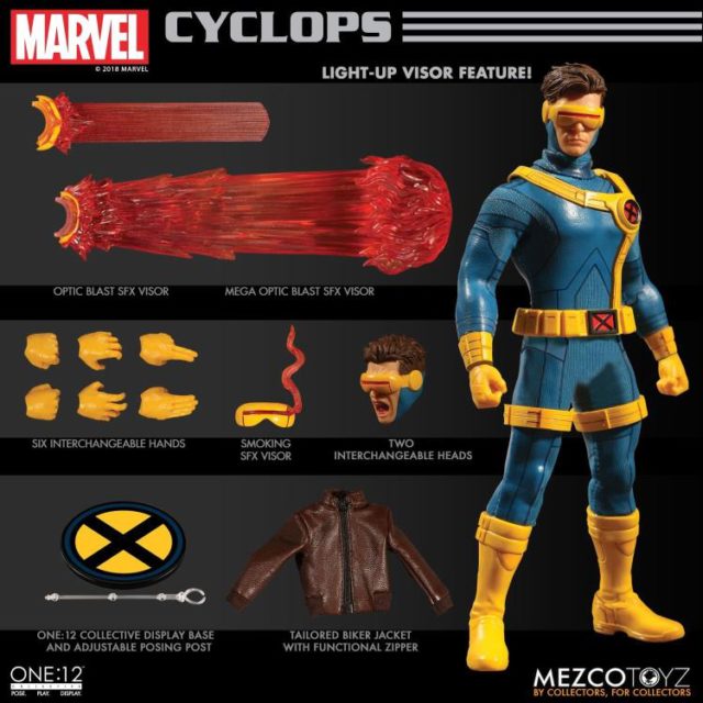 Mezco ONE 12 Collective Cyclops Figure and Accessories