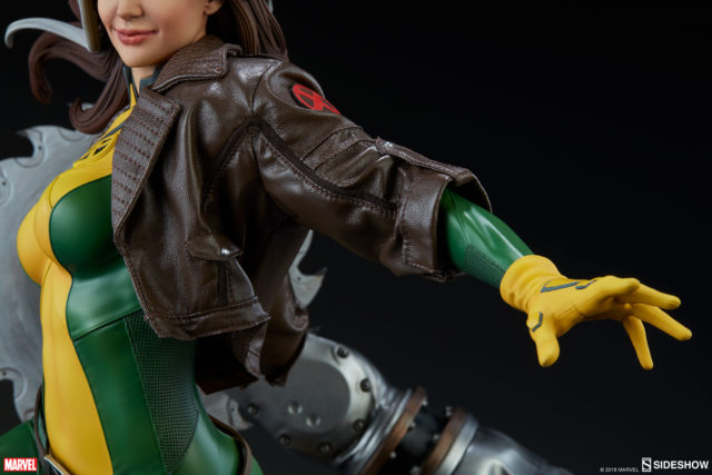 Pleather Jacket on Sideshow X-Men Rogue Maquette Statue