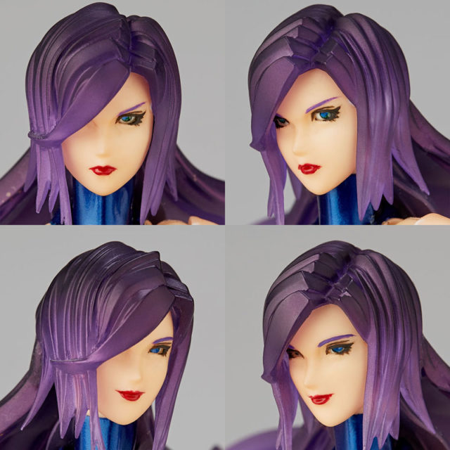 Revoltech Psylocke Figure Face Plates and Moveable Eyes